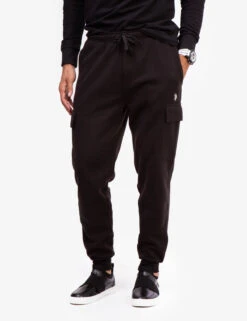U.S. Polo Assn. CARGO FLEECE JOGGER -Modern Wear Shop 102196K5 BLCK 2209
