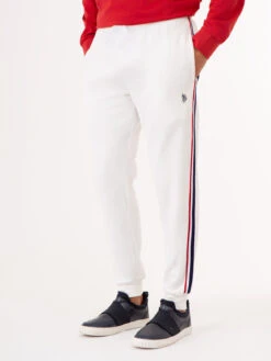 U.S. Polo Assn. SIGNATURE STRIPE JOGGER -Modern Wear Shop 102212K5 WHIT 75235