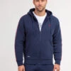 U.S. Polo Assn. SIGNATURE STRIPE SHERPA HOODIE -Modern Wear Shop 106727K5 CLNV 69363