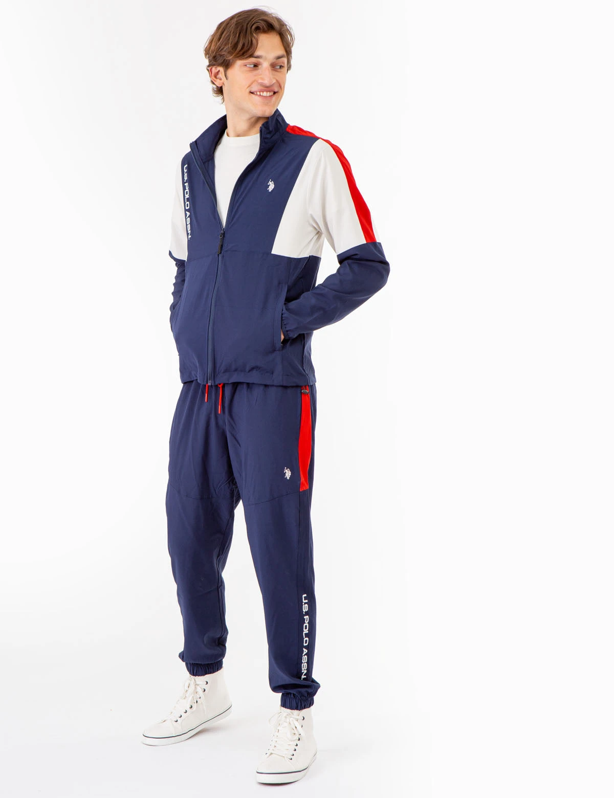 U.S. Polo Assn. STRETCH WOVEN SIDE STRIPE JOGGER 4 U.S. Polo Assn. STRETCH WOVEN SIDE STRIPE JOGGER - Image 2