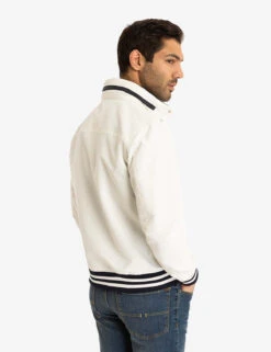 U.S. Polo Assn. YACHT JACKET WITH PATCH POCKET -Modern Wear Shop 109483R1 WHIT 14124