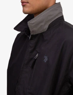 U.S. Polo Assn. MICRO FLEECE GOLF JACKET -Modern Wear Shop 109487P5 BLCK 1408