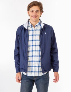 U.S. Polo Assn. COLLARED WINDBREAKER -Modern Wear Shop 109521P2 CLNV 73707