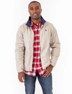 U.S. Polo Assn. COLLARED WINDBREAKER -Modern Wear Shop 109521P2 THKH 73447