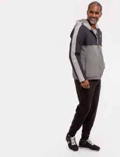 U.S. Polo Assn. SIDE TAPE COLORBLOCK LOGO WINDBREAKER -Modern Wear Shop 109532P2 BLCK 67865