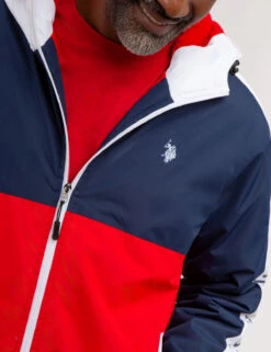 U.S. Polo Assn. SIDE TAPE COLORBLOCK LOGO WINDBREAKER -Modern Wear Shop 109532P2 CLNV 67425
