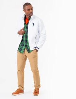 U.S. Polo Assn. TRACK JACKET -Modern Wear Shop 109649P2 WHIT 73724