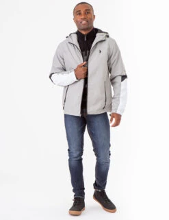 U.S. Polo Assn. COLORBLOCK HOODED JACKET 19 U.S. Polo Assn. COLORBLOCK HOODED JACKET -Modern Wear Shop 109650P2 VPGY 73435