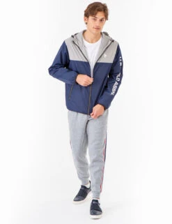 U.S. Polo Assn. USPA SLEEVE COLORBLOCK WINDBREAKER -Modern Wear Shop 109685P2 CLNV 73758