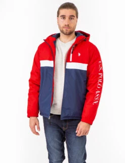 U.S. Polo Assn. SIGNATURE TRI COLOR WINDBREAKER