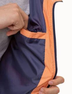 U.S. Polo Assn. USPA HEATHERED HOODED WINDBREAKER -Modern Wear Shop 109708P2 OSHE 3083