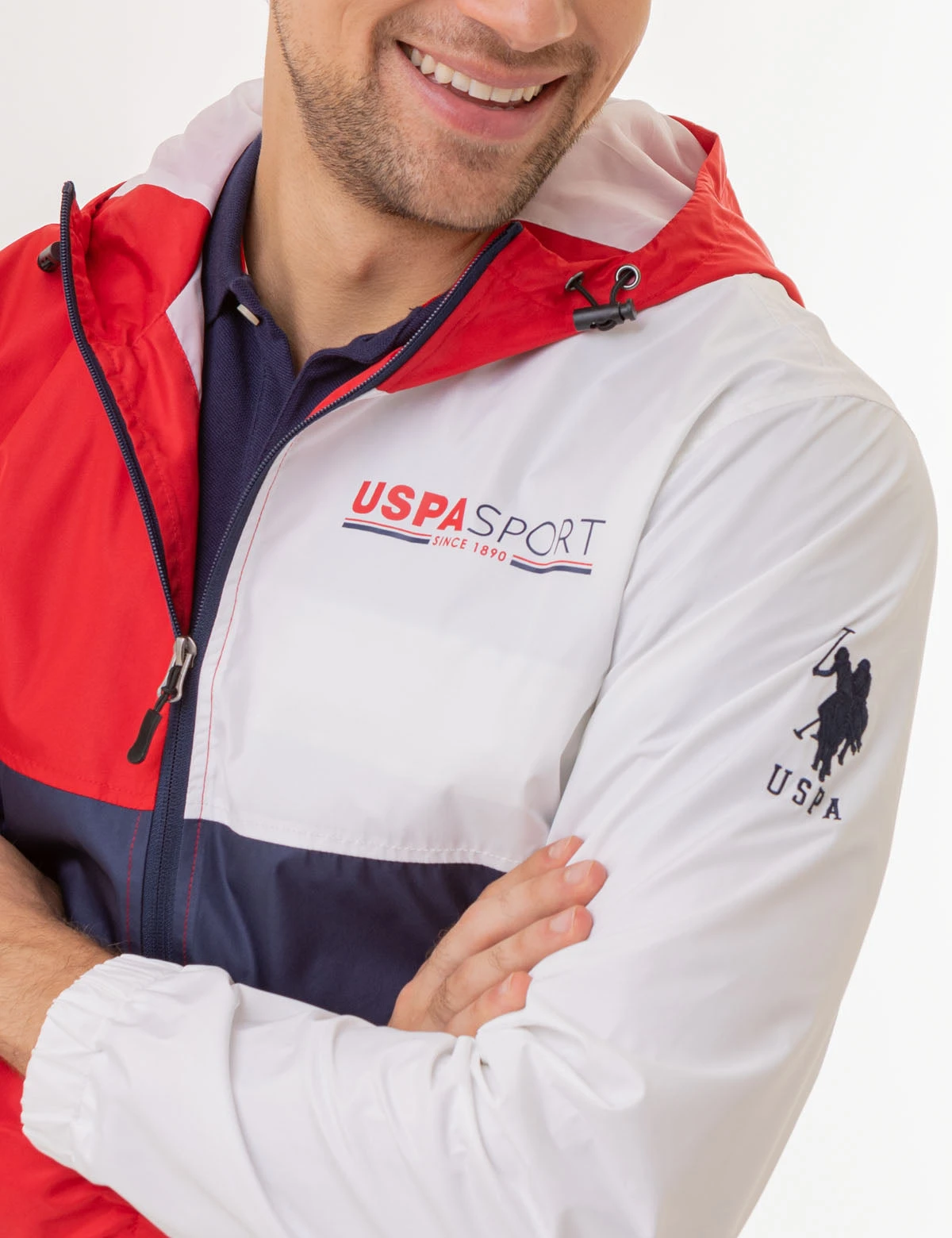 U.S. Polo Assn. USPA SPORT HOODED WINDBREAKER 4 U.S. Polo Assn. USPA SPORT HOODED WINDBREAKER - Image 2