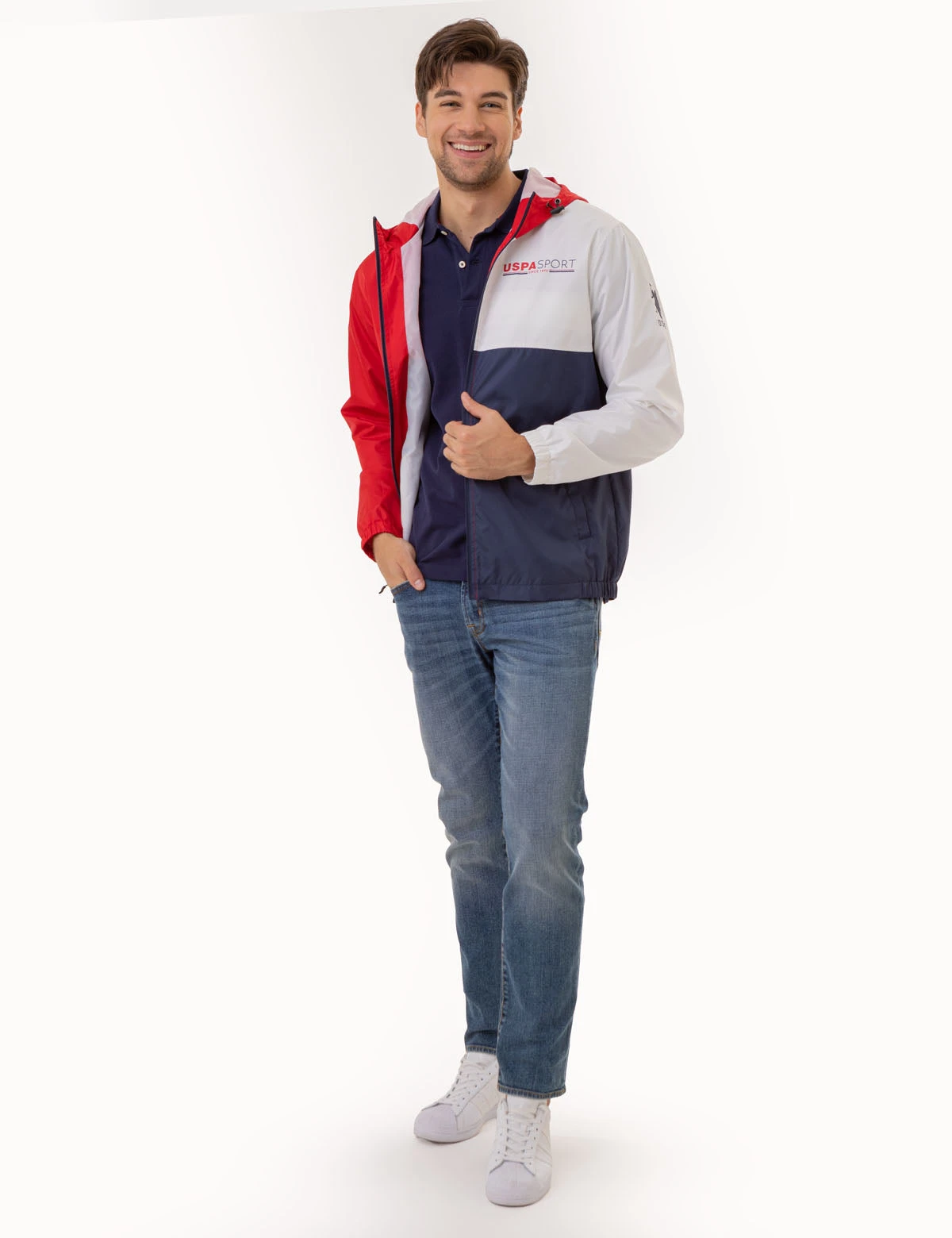 U.S. Polo Assn. USPA SPORT HOODED WINDBREAKER 5 U.S. Polo Assn. USPA SPORT HOODED WINDBREAKER - Image 3