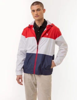 U.S. Polo Assn. TRI COLORBLOCK HEATHERED WINDBREAKER 18 U.S. Polo Assn. TRI COLORBLOCK HEATHERED WINDBREAKER -Modern Wear Shop 109711P2 ERED 2973