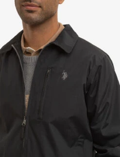 U.S. Polo Assn. LIGHTWEIGHT MICRO JACKET -Modern Wear Shop 109745P5 BLCK 0785