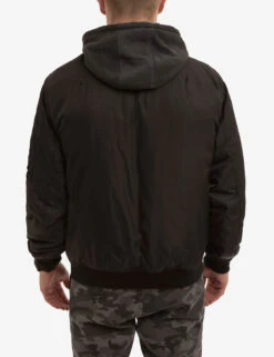 U.S. Polo Assn. BOMBER JACKET WITH FLEECE HOOD 16 U.S. Polo Assn. BOMBER JACKET WITH FLEECE HOOD -Modern Wear Shop 109759S9 BLCK 2716