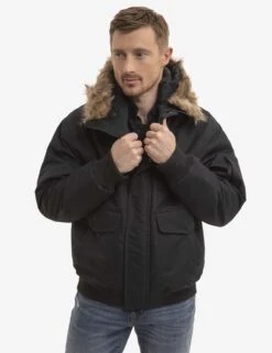 U.S. Polo Assn. FAUX FUR HOODED SNORKEL JACKET