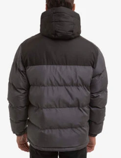 U.S. Polo Assn. WORDMARK COLORBLOCK HOODED PUFFER JACKET -Modern Wear Shop 109762P2 FSGY 3038