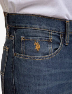 U.S. Polo Assn. SLIM STRAIGHT FIT JEANS -Modern Wear Shop 111725HN DKWS 48906