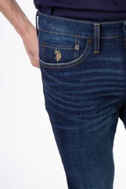 U.S. Polo Assn. SKINNY FIT STRETCH JEANS -Modern Wear Shop 111819TI BLUE 11489