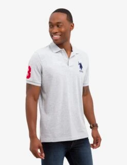 U.S. Polo Assn. BIG LOGO DOLID POLO SHIRT -Modern Wear Shop 11304488 LTGY 1 33db61d4 8f2a 487c 90ba d881bde79ea7