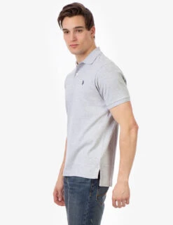 U.S. Polo Assn. SOLID INTERLOCK POLO SHIRT 35 U.S. Polo Assn. SOLID INTERLOCK POLO SHIRT -Modern Wear Shop 11304588 LTGY 12153