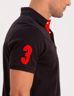 U.S. Polo Assn. MULTI COLOR BIG LOGO SOLID POLO SHIRT -Modern Wear Shop 11304688 BLCK 3