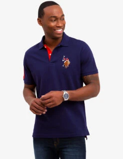 U.S. Polo Assn. MULTI COLOR BIG LOGO SOLID POLO SHIRT -Modern Wear Shop 11304688 CLNV 1 5f25a5ef 9460 4e31 aad3 d2e4a38337ce