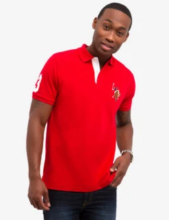U.S. Polo Assn. MULTI COLOR BIG LOGO SOLID POLO SHIRT -Modern Wear Shop 11304688 WIRD 1