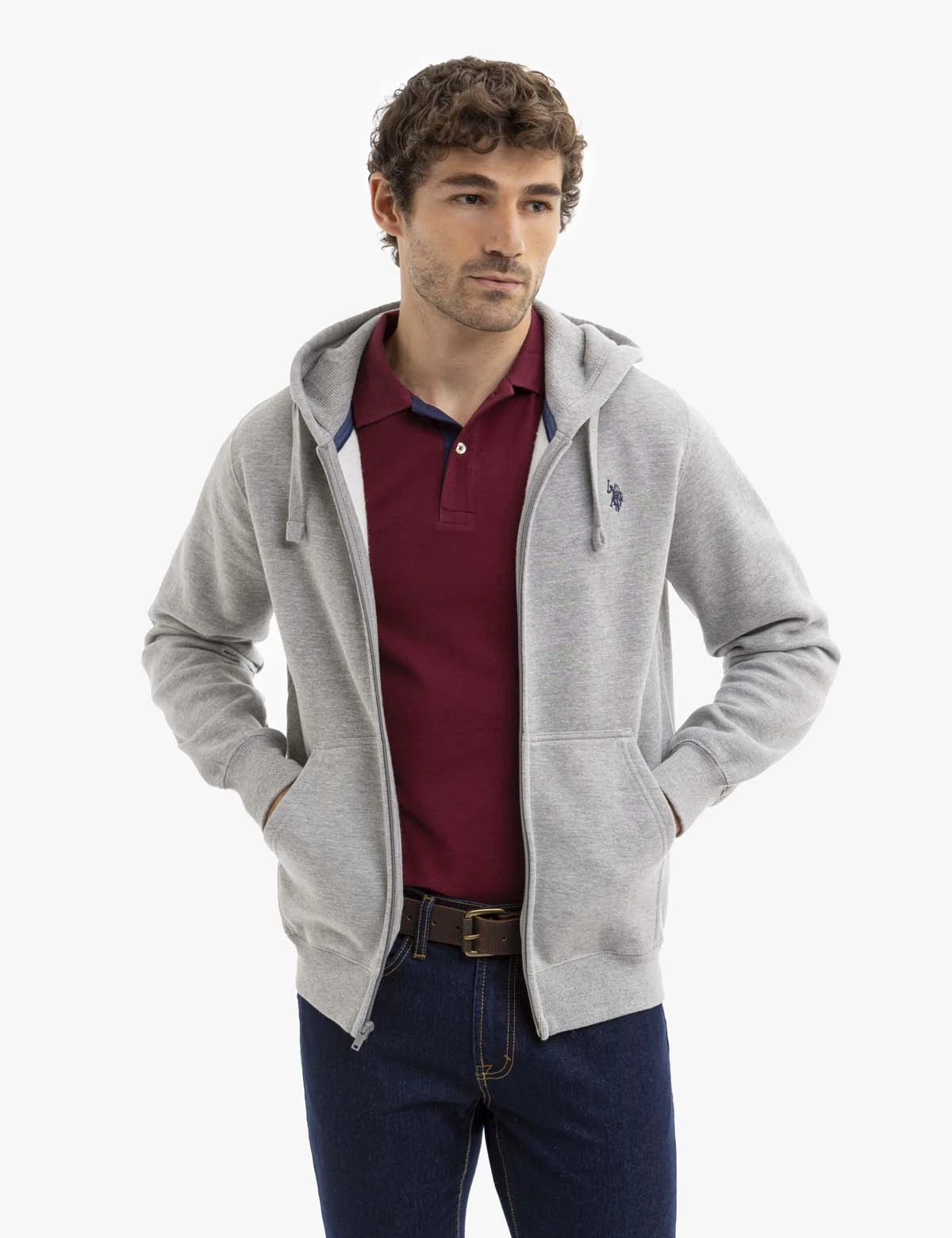 U.S. Polo Assn. FULL ZIP LINED HOODIE 3 U.S. Polo Assn. FULL ZIP LINED HOODIE