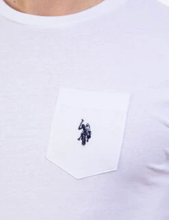 U.S. Polo Assn. SMALL LOGO POCKET T-SHIRT -Modern Wear Shop 11390204 WHIT 4546