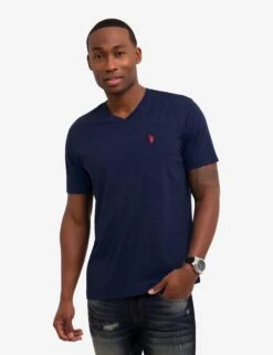 U.S. Polo Assn. SOLID V-NECK T-SHIRT -Modern Wear Shop 11390304 CLNV