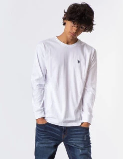 U.S. Polo Assn. LONG SLEEVE SOLID T-SHIRT
