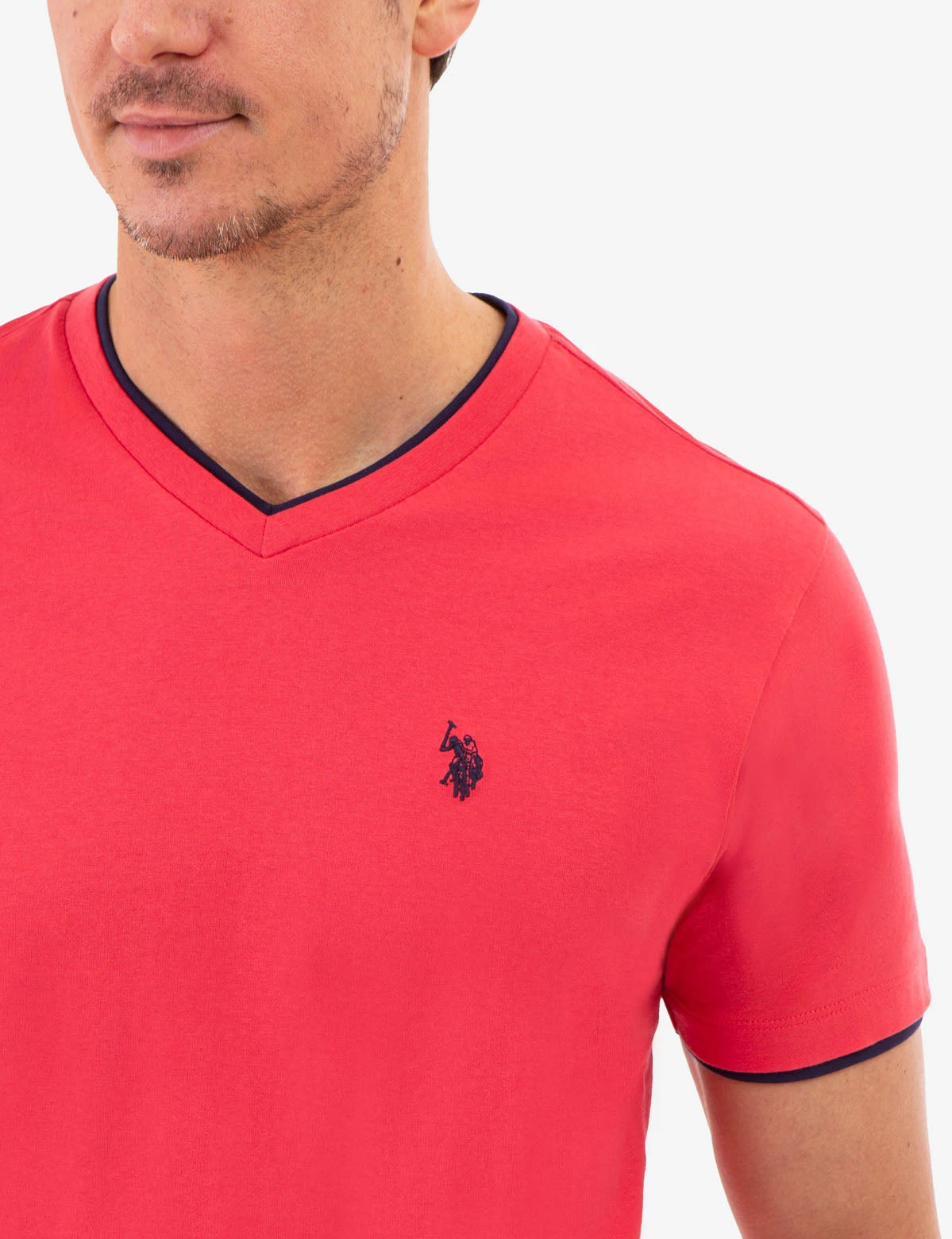 U.S. Polo Assn. DOUBLE V-NECK T-SHIRT 10 U.S. Polo Assn. DOUBLE V-NECK T-SHIRT - Image 8