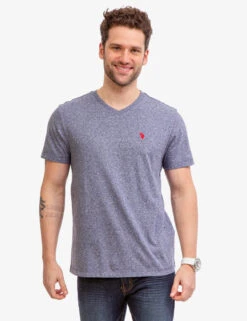 U.S. Polo Assn. MARLED V-NECK T-SHIRT