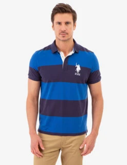 U.S. Polo Assn. RUGBY STRIPE POLO SHIRT