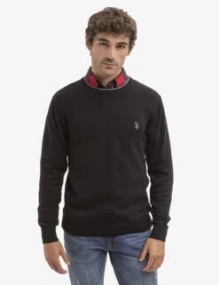U.S. Polo Assn. SOLID JERSEY CREW NECK SWEATER