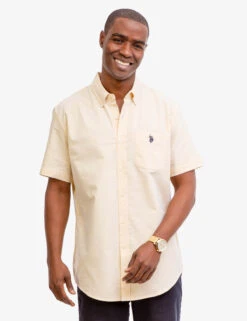 U.S. Polo Assn. SHORT SLEEVE STRETCH OXFORD SHIRT -Modern Wear Shop 115876YC SNSH 6289