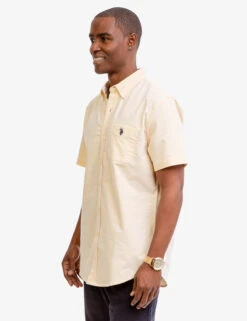 U.S. Polo Assn. SHORT SLEEVE STRETCH OXFORD SHIRT -Modern Wear Shop 115876YC SNSH 6292