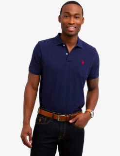 U.S. Polo Assn. SOLID PIQUE SMALL LOGO POLO SHIRT -Modern Wear Shop 11601588 CLNV 1 112f7036 85b2 4310 a507 9ad8e3d377f5