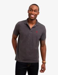 U.S. Polo Assn. SOLID PIQUE SMALL LOGO POLO SHIRT -Modern Wear Shop 11601588 DRGY 1 2803d650 a705 4380 9c10 bb1a5f344259