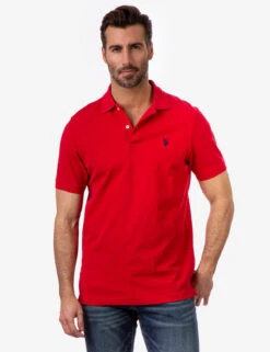 U.S. Polo Assn. SOLID PIQUE SMALL LOGO POLO SHIRT -Modern Wear Shop 11601588 ERED 10200