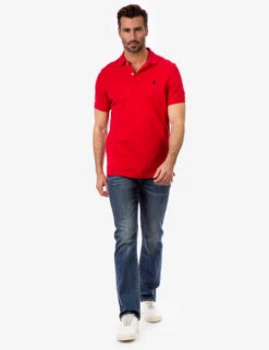 U.S. Polo Assn. SOLID PIQUE SMALL LOGO POLO SHIRT -Modern Wear Shop 11601588 ERED 10205