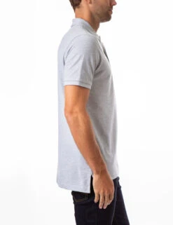 U.S. Polo Assn. SOLID PIQUE SMALL LOGO POLO SHIRT -Modern Wear Shop 11601588 LTGY 4703