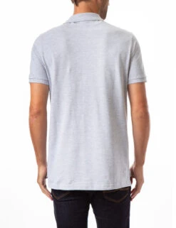 U.S. Polo Assn. SOLID PIQUE SMALL LOGO POLO SHIRT -Modern Wear Shop 11601588 LTGY 4704