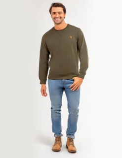 U.S. Polo Assn. SOLID CREW NECK SWEATSHIRT 29 U.S. Polo Assn. SOLID CREW NECK SWEATSHIRT -Modern Wear Shop 1186438R AMHT 66706