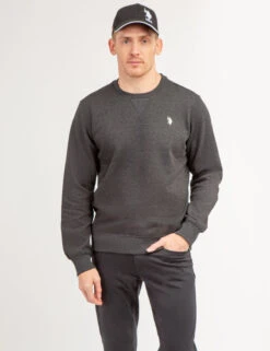 U.S. Polo Assn. SOLID CREW NECK SWEATSHIRT 37 U.S. Polo Assn. SOLID CREW NECK SWEATSHIRT -Modern Wear Shop 1186438R BKHT 66098