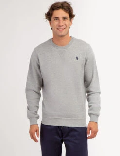 U.S. Polo Assn. SOLID CREW NECK SWEATSHIRT 40 U.S. Polo Assn. SOLID CREW NECK SWEATSHIRT -Modern Wear Shop 1186438R HGRY 67965