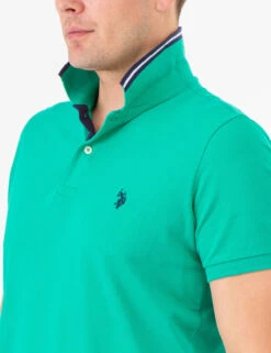 U.S. Polo Assn. SLIM FIT STRETCH PIQUE SOLID POLO SHIRT 39 U.S. Polo Assn. SLIM FIT STRETCH PIQUE SOLID POLO SHIRT -Modern Wear Shop 118716EE DPGN 74176
