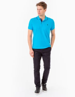 U.S. Polo Assn. SLIM FIT STRETCH PIQUE SOLID POLO SHIRT 28 U.S. Polo Assn. SLIM FIT STRETCH PIQUE SOLID POLO SHIRT -Modern Wear Shop 118716EE DTWB 74124